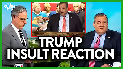Watch Chris Christie's Face as He's Shown Ad Mocking His Weight | ROUNDTABLE | Rubin Report