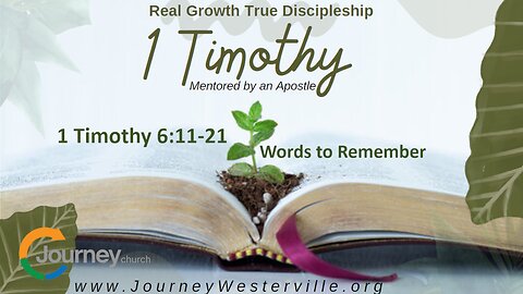 Words to Remember - 1 Timothy 6:11-21