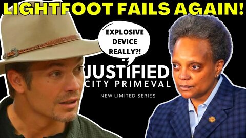 Justified City Primeval Filming Gets EXPLOSIVE Device Found in Lori Lightfoot's CHICAGO!