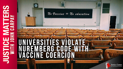 Universities violate Nuremberg Code with vaccine coercion