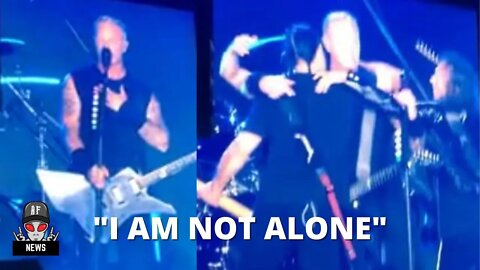 James Hetfield Gets Emotional Discussing His Mental Health Struggles On Stage With Metallica