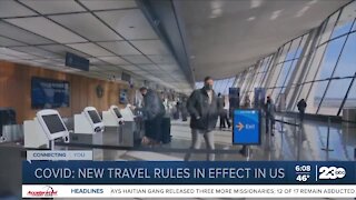 New rules for entering the US took effect Monday