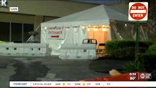 Regional Medical Center Bayonet Point adds outdoor tent for more ER space