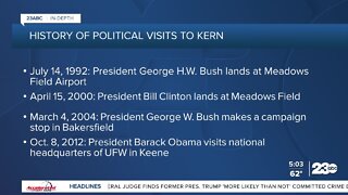 23ABC In-Depth: How many presidents have visited Kern County since 1990?