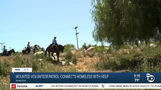 SDSO Mounted Unit volunteers help connect the homeless with resources