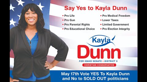 Kayla Dunn for Idaho state senate is live abortion protest trying to debate these leftist