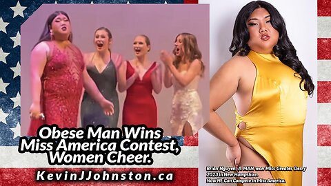 Obese Man Wins A Miss America Pageant And Women Cheer Him On