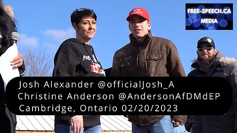 Josh Alexander and Christine Anderson - Young people standing up for what they believe in