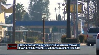 March Against Child Trafficking being held in Downtown Bakersfield Saturday evening