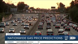 Nationwide gas price predictions