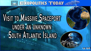 Visit to Massive Spaceport under an unknown South Atlantic Island