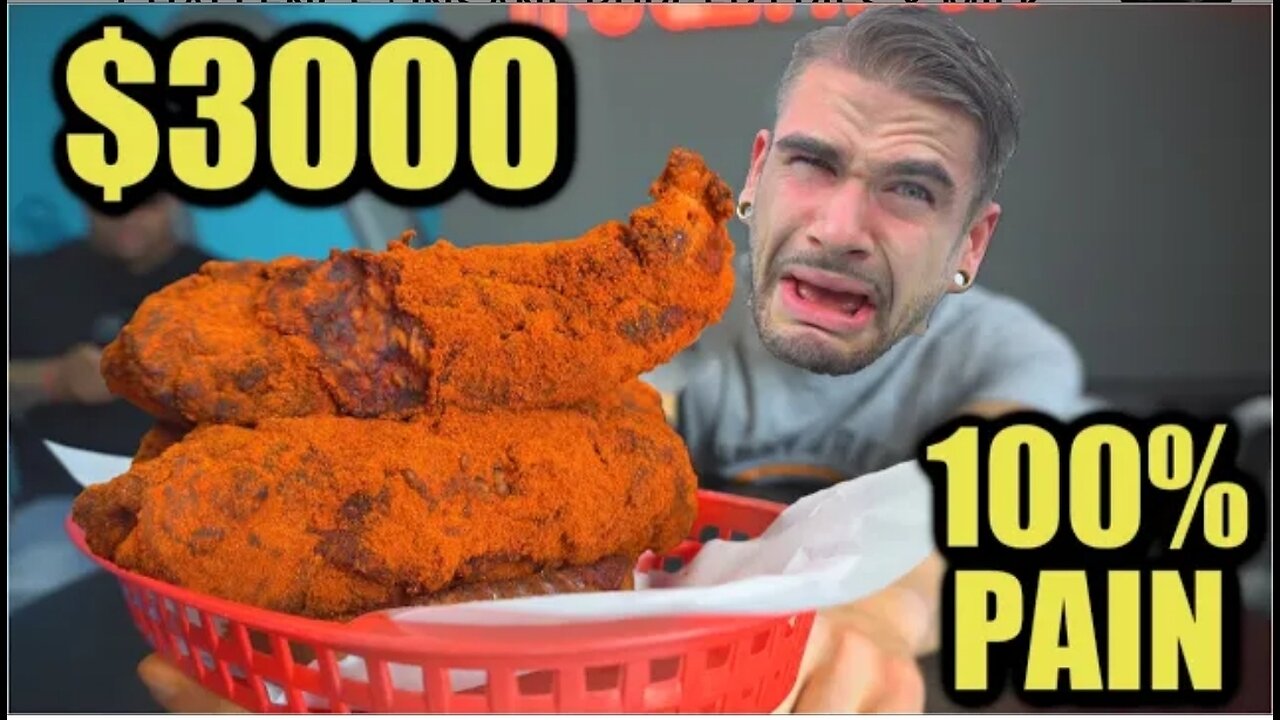 3000 Woulds Hottest Chicken Tender Challenge 35 Million Scoville 1839