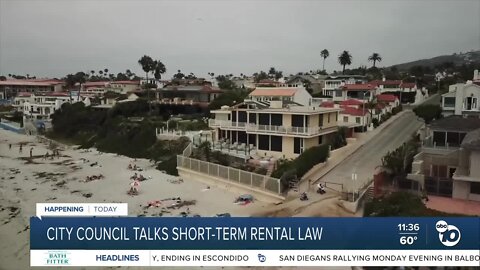San Diego city council talks short-term rental laws