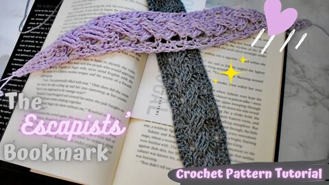 How To Crochet The Escapists Bookmark Pattern