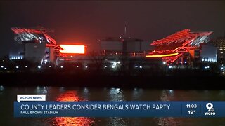 County leaders consider Bengals watch party at Paul Brown Stadium