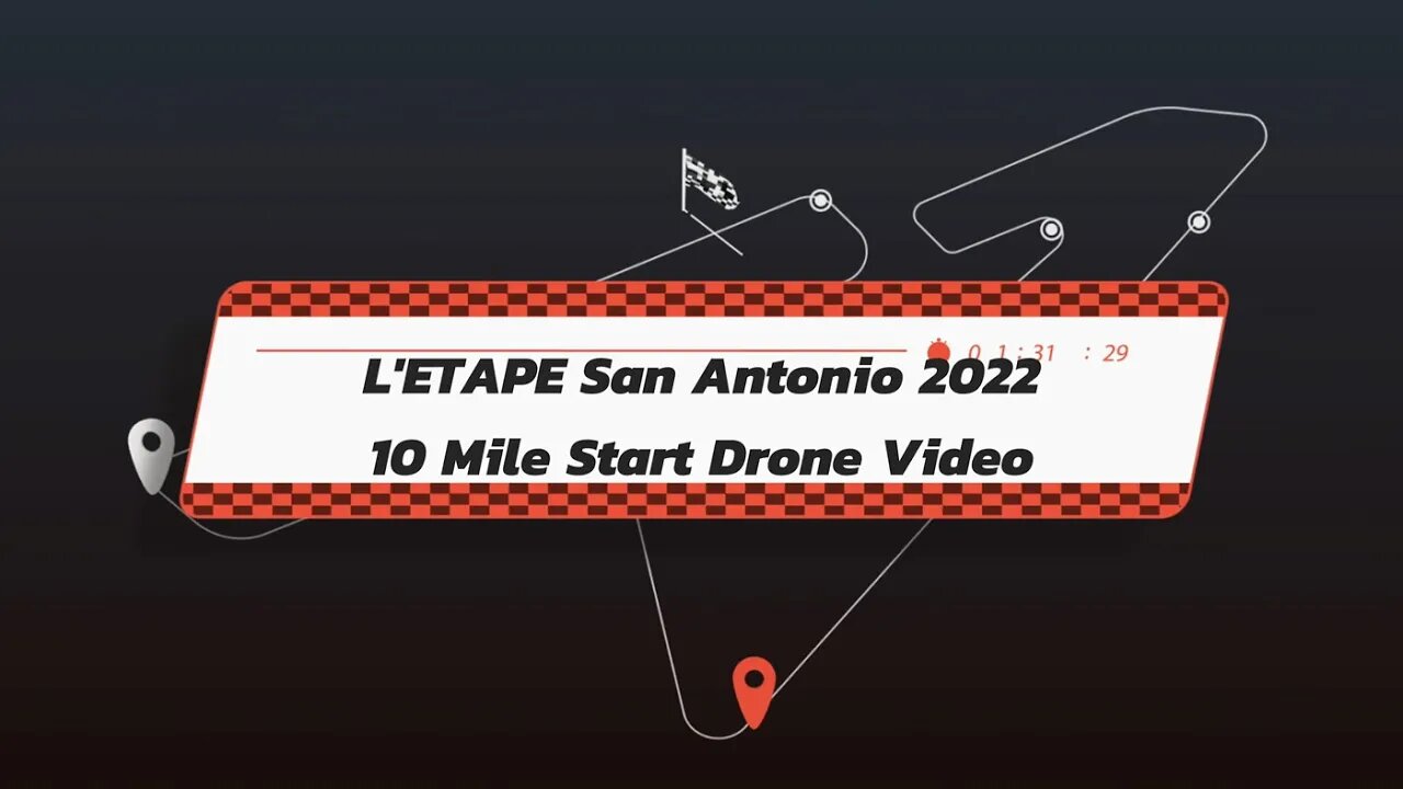 2022 L'ETAPE San Antonio 10 Mile Start Exclusive Drone View 