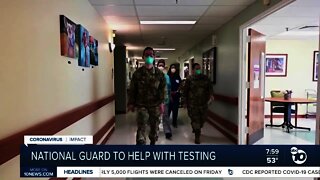National Guard to help with testing