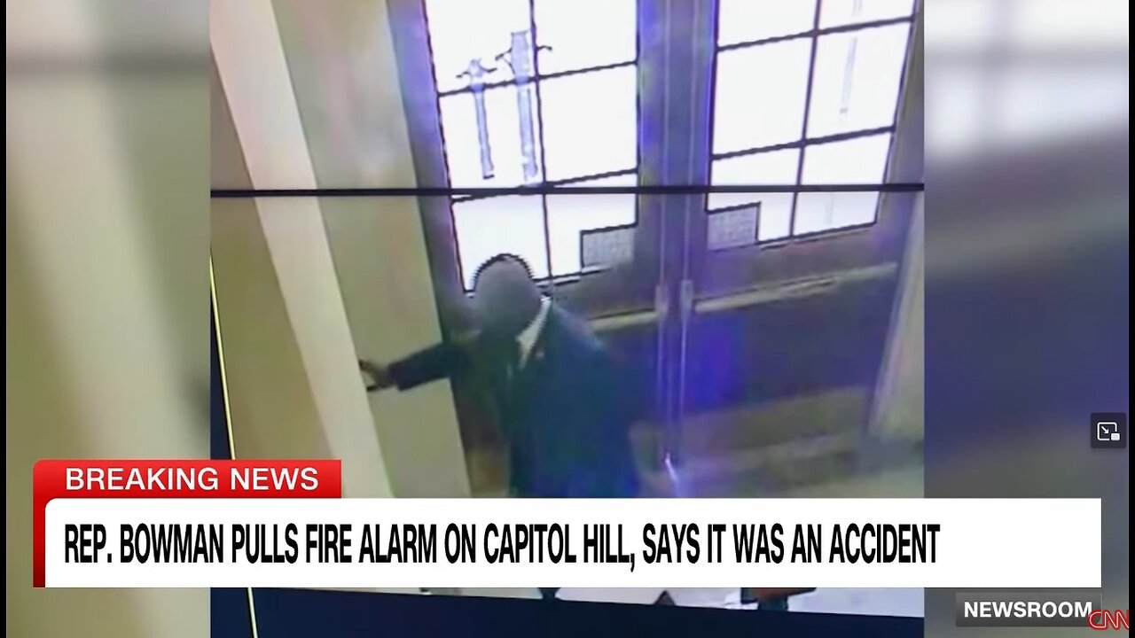 Democrat Jamaal Bowman Pulls Fire Alarm In House Office Building But ...