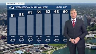 Chance for a few showers Tuesday night