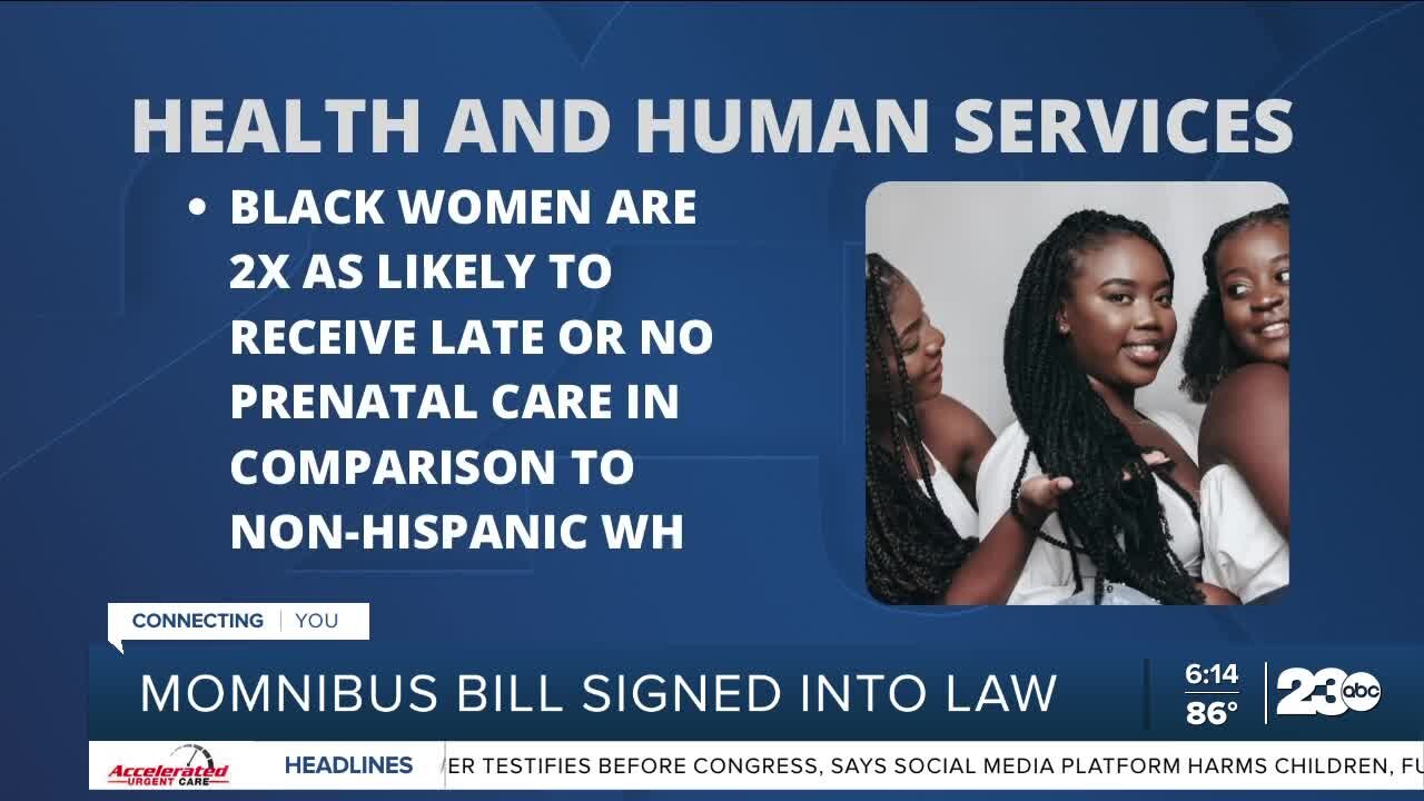 Governor Newsom signs Momnibus bill into law to help Black and