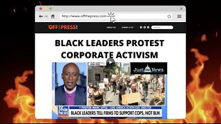 BLACK LEADERS PROTEST CORPORATE ACTIVISM