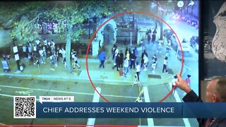 Milwaukee police chief addresses violent weekend