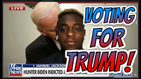 Young Black Democrat Voter Ditches Biden For Trump