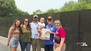 WI veteran gets an emotional surprise at Vietnam Memorial