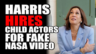 Kamala Harris HIRES Child Actors for FAKE NASA Video