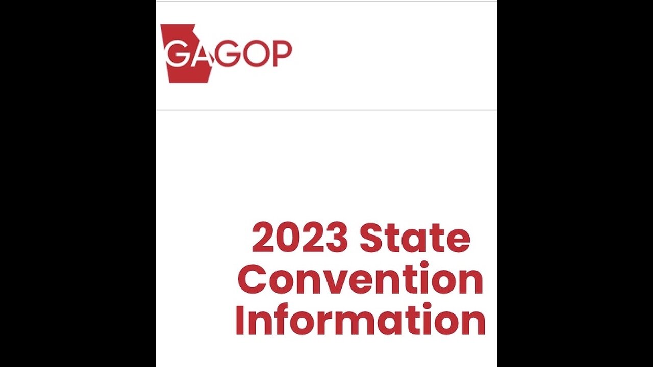 GA GOP State Convention Columbus GA 06092023
