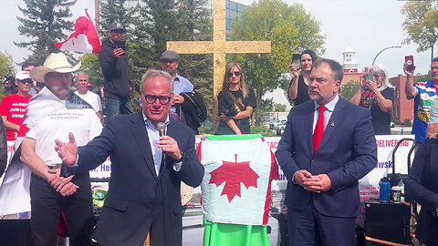 Pastor Artur thanks Ezra Levant and Rebel News in passionate speech to supporters