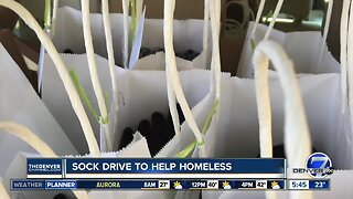 Sock drive to help homeless