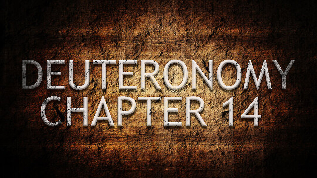 Deuteronomy Chapter 14 | Pastor Anderson