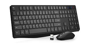 VicTsing Wireless Keyboard and Mouse Combo Demonstration