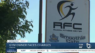 Gym owner faces charges
