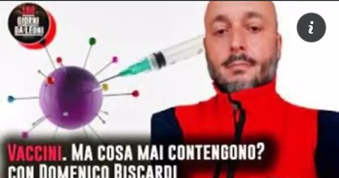 Domenico Biscardi, rivela cosa è stato trovato nei vaccini
