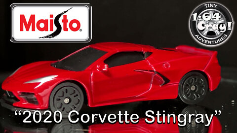 “2020 Corvette Stingray”- in Red- Model by Maisto