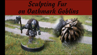 Sculpting fur on minatures