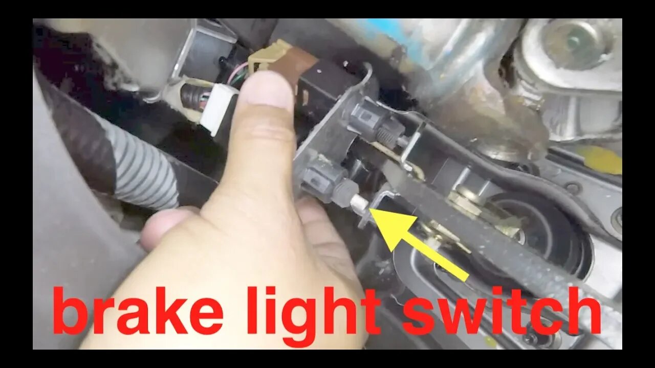 no brake lights replace clean repair brake switch Nissan Sentra Versa