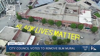 City council votes to remove BLM mural