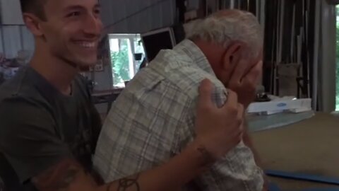 Kids Surprise Their Grandpa After 4 Years Apart