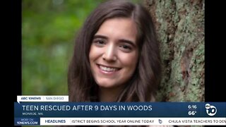 Teen rescued after 9 days in woods
