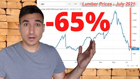 Lumber CRASHES 65% [is the housing market next?]