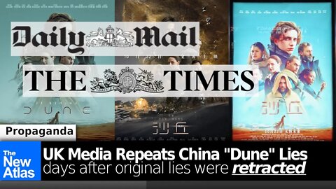 Daily Mail, The Times Both Repeat China "Dune" Poster Lies DAYS After Others Retracted False Claims