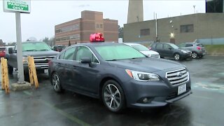 A Batavia medical center gifts a 20-year-employee with a brand new car