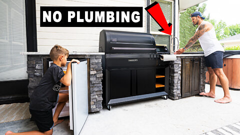 Building an Outdoor Kitchen (No Plumbing Required)