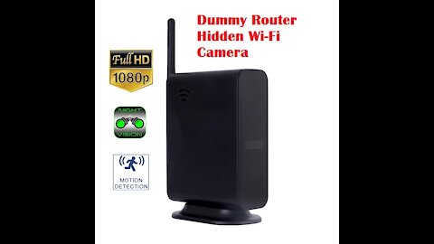 Dummy Router Hidden Wi-Fi Camera Sample Video