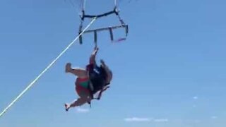 Parasailing accident almost ends in tragedy