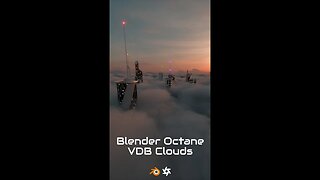 Blender Octane - VDB Clouds