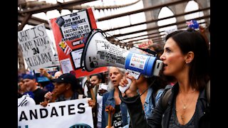 NYC Teachers Rally Against Vaccine Mandates